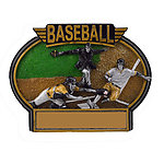 Baseball Resin Plaque Award WBTX651-751