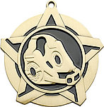 Superstar Wrestling Medals 43080 with Neck Ribbons