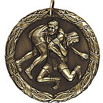 Wrestling Medals XR262 with Neck Ribbons