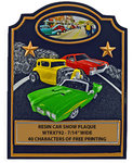 Burst Thru Car Show Plaque Award WTRX792