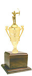 Genuine Walnut Archery Cup Trophies 2800 Series