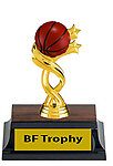 Youth Bullseye Basketball Trophies for Boys and Girls, BF6112