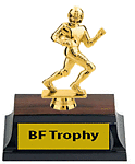 BF-7507 Running Back Youth Football Trophy