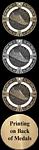 Big Cross Country Track Medals BG455 with Neck Ribbons