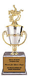 Male Barrel Racer with Cup and Base BMRC718G