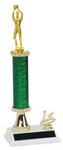 R2R Basketball Trophies with a single round column with trim figure