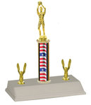 R3 Basketball Trophies with Two Trim Pieces
