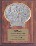 gymnastic-plaques-female-or-male in cherry finish