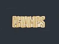 Champs Letter Pin Volleyball