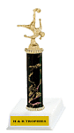 girls bicycle kick Soccer Trophies R1-5016