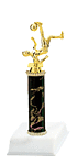 Boys single post bicycle kick Soccer Trophy R1-5017