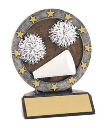 All Star Resin Cheerleader Trophy