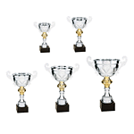 Silver CMC Cup Trophies Set 250S Series