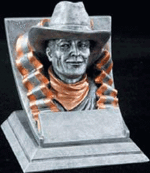 Cowboy Mascot Trophy