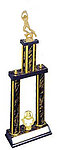DPSS-5004 Making the Catch Football Trophies with double post