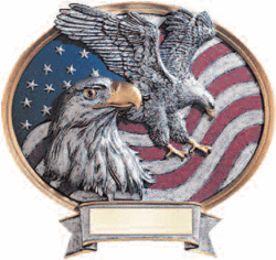 Resin Eagle Plaque