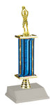 S1R Youth Girls Basketball Trophies with riser