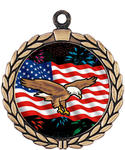 Patriotic Flag Medal