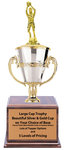 Female Large Cup Basketball Trophy