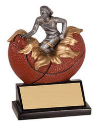 Girls Xploding Basketball Trophies