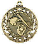 Galaxy Baseball Medals GM101 with Neck Ribbons