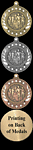 Galaxy Cross Country Medals GM114 with Neck Ribbons
