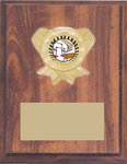 Gymnastics Plaques in Cherry Finish