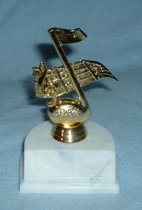 Small Music Trophy,  Band Trophy, BF