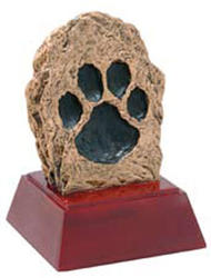 Paw Print Mascot Trophy