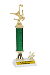 R2R-5016 Youth Girls Bicycle Kick Soccer Trophy