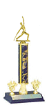 R3R Dance Trophies with double trim  and riser