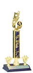 R3R Dance Trophies with double trim  and riser