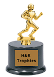 BFRB08-7507 Running Back Youth Football Trophy