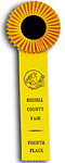 Equestrian Rosette Ribbon one streamers TR54HS1