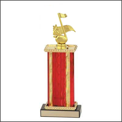 Square Column Band Trophies, Music Trophies