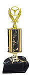 Car Trophy, Truck Trophy, Single Rectangular Columns, Riser