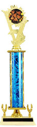 S3R Cooking Trophies with single rectangular column, riser, and added trim.