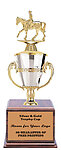 Equestrian Rider with Cup and Base CFRC Series