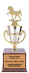 Tennessee Walking Horse on a Cup and Base CFRC-733