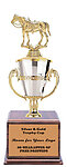 Cup and Cherry Finish Base Western Saddle Horse CFRC702g