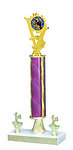 R3R Squirrel Dog Trophies with a single round column and trim.