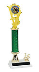 R2R Squirrel Hunt Trophies with a single round column, riser and trim.