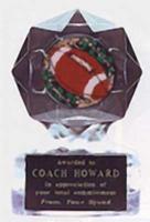 Acrylic Star Ice Football Trophy