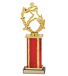 S1-90475 Quarter Gonna Pass Football Trophy