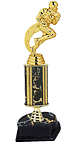 Running Back Breaking Loose Youth Football Trophies S1R-7705