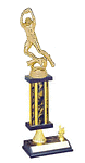 S2R-5007 Football Trophies with column riser and added trim