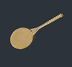 Tennis Letter Pin, Tennis Racquet Pin