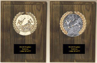 Solid Walnut Martial Arts Plaque