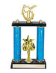 2P Martial Arts Trophies 18 to 28 inches tall