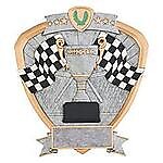 Checkered Flags Racing Plaque